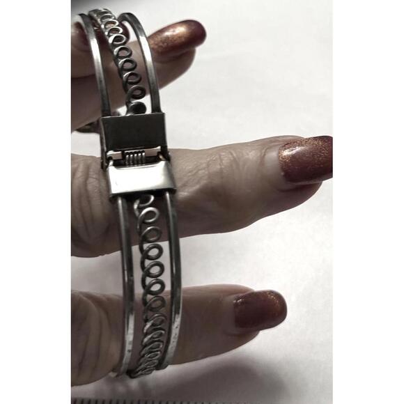 Double Heart Sterling Bracelet - Picture 4 of 5